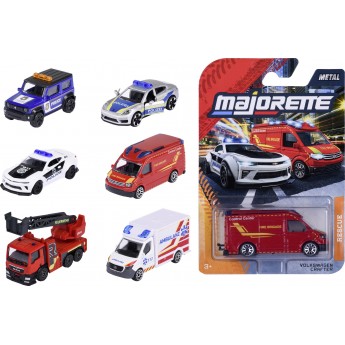 Игрушка машинка металлическая Majorette Премиум Служба спасения 7,5 см, 6 в ассортименте (8503000003)