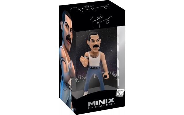 Коллекционная фигурка Minix Фредди Меркьюри Live Aid 1985, 12 см с микрофоном (15252)