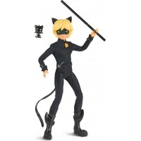 Кукла Miraculous Супер-Кот 27 см с аксес. и жезлом (50002)