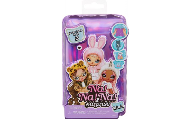 Игровой набор Na! Na! Na! Surprise Minis S3 с куклой 10 см, конфетти (594499)