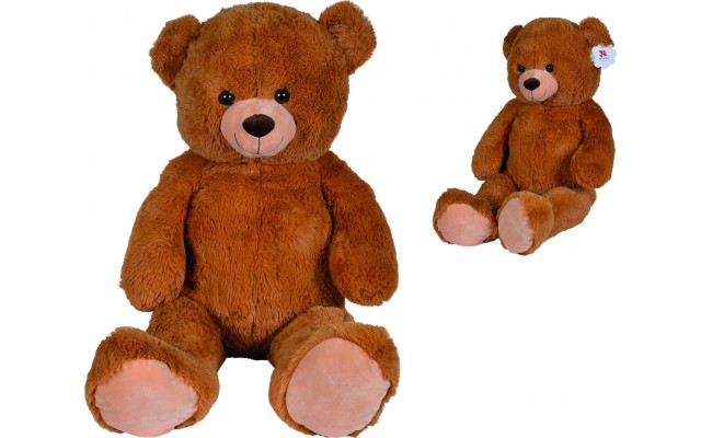 Плюшевая игрушка Nicotoy Медвежонок коричневый, 82 см (5810179)