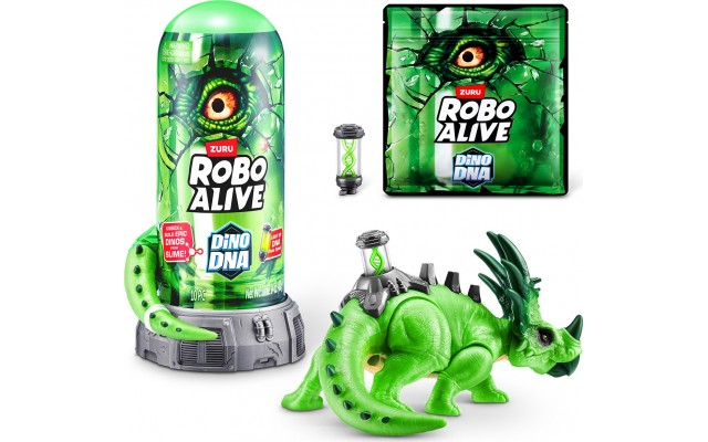 Інтерактивний ігровий набір Pets & Robo Alive ДНК Стиракозавр зі світлом і слаймом (71139D)