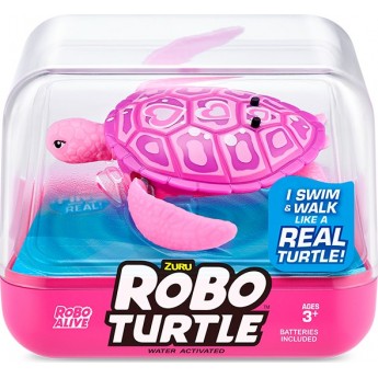 Интерактивная игрушка Pets & Robo Alive Рабочая черепаха фиолетовая, плавает (7192UQ1-2)