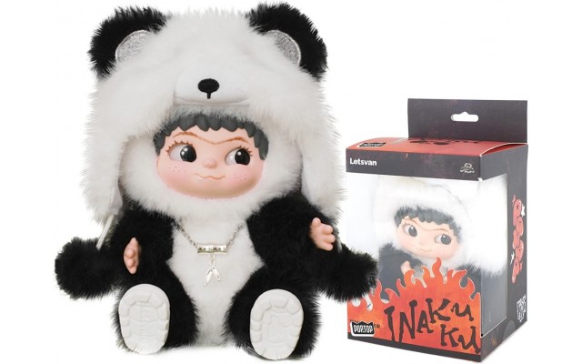 М'яка іграшка Pop Top Wakuku Панда лімітована, 19 см з аксесуарами (17WK-07D1)