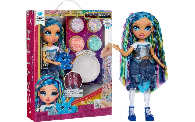 Лялька Rainbow High Rainbow Shimmers Скайлер з аксесуарами та слаймом (122418)
