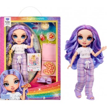 Лялька Rainbow High Junior High PJ Party Віолетта 23 см (503705)