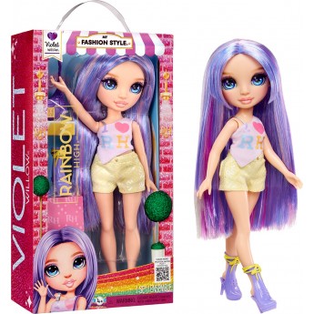Лялька Rainbow High My Fashion Style Віолетта, 27 см, 5 артикуляцій (547563)