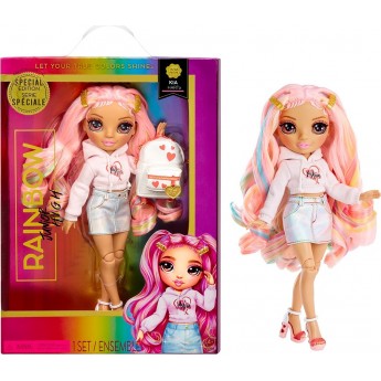 Кукла Rainbow High Junior High Киа Харт с аксессуарами, 23 см (590781)
