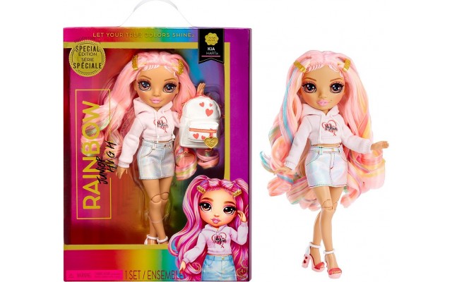 Лялька Rainbow High Junior High Кія Харт з аксесуарами, 23 см (590781)