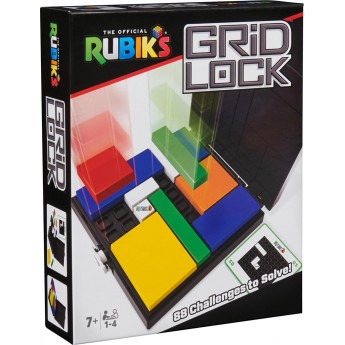 Головоломка Rubik's Грідлок з картками завдань, дорожній футляр (6070059)
