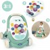 Учебно-игровой центр Smoby Little 3 в 1 с панелью и коляской (140304) title=
