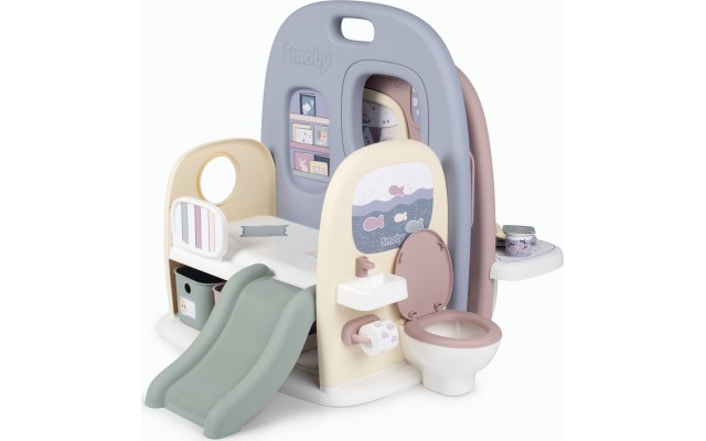 Ігровий комплекс для гри з ляльками Smoby Toys Дитячий центр 5-в-1 (240307)