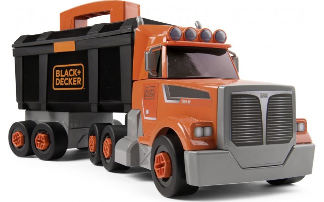 Ігровий набір Smoby Toys Black & Decker Вантажівка з кейсом та інструментами (360912)