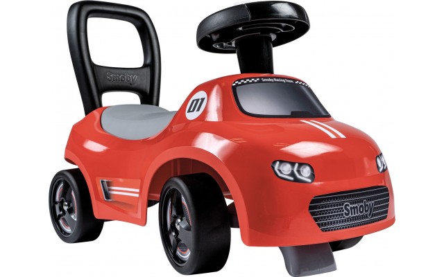Машинка-каталка Smoby Toys Червона з поворотним кермом і сигналом (720541)