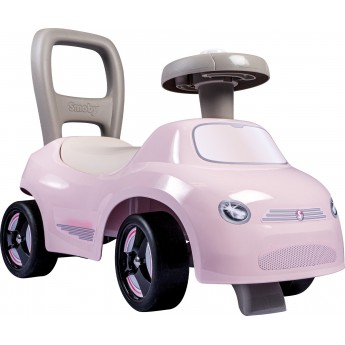 Машина-каталка Smoby Toys для малышей с рулем и клаксоном, розовая (720542)