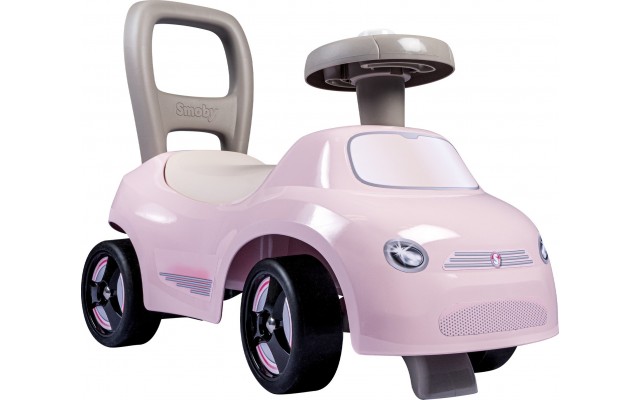 Машина-каталка Smoby Toys для малышей с рулем и клаксоном, розовая (720542)