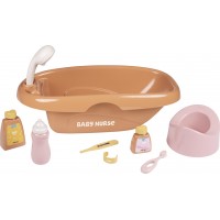 Ванна для пупса Smoby Toys Беби Ньорс Терракотовая с аксессуарами (7600220383)