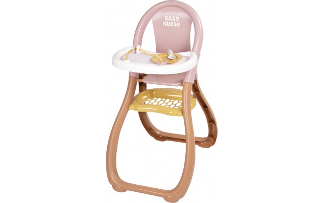 Стульчик для кормления кукол до 32 см Smoby Бэби Ньорс Терракотовая пудра (7600220388)