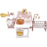 Игровой центр для кукол Smoby Toys Беби Ньорс Терракотовая пудра, 3 зоны, 23 аксессуара (7600220394)
