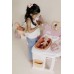 Игровой центр для кукол Smoby Toys Беби Ньорс Терракотовая пудра, 3 зоны, 23 аксессуара (7600220394) title=