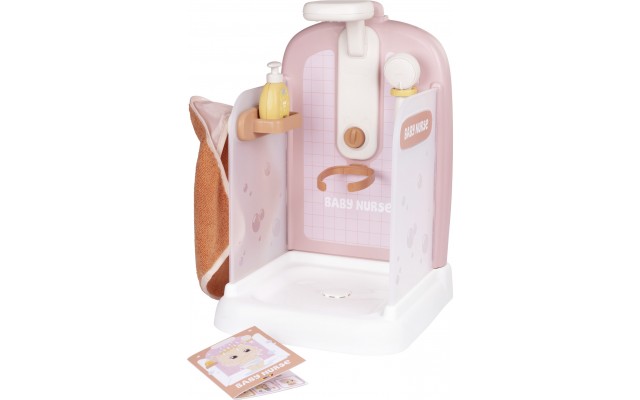 Игровой набор Smoby Toys Беби Ньорс Душевая кабина с подачей воды, терракота (7600220399)