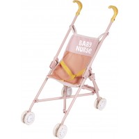 Коляска-тростина для ляльки Smoby Toys Бебі Ньорс Терракотовий пудровий (7600220408)