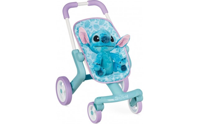 Коляска для ляльки Smoby Toys Стич Прогулянка, з поворотними колесами (7600251225)