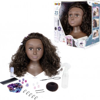 Набор стилиста Smoby Toys Манекен брюнетка с 19 аксессуарами (7600320318)