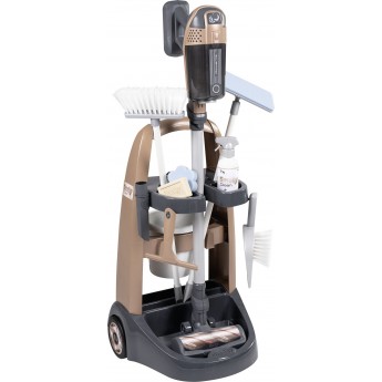 Игровой набор тележка для уборки Smoby Toys Ровента с пылесосом и аксессуарами (7600330326)