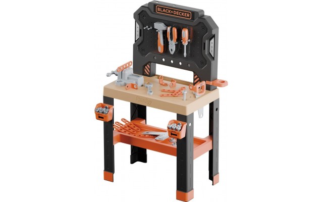 Ігровий набір Smoby Toys Black+Decker Майстерня з 78 аксесуарами (7600360739)