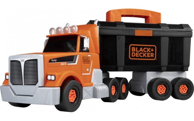 Игровой набор Smoby Toys Блэк+Деккер Грузовик с шуруповертом, 60 элементов (7600360941)