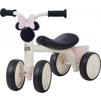 Десткий беговел Smoby Toys Минни Маус Рокки 4-колесный с корзиной (7600721406)