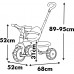 Велосипед Smoby Be Move 2 в 1 металевий з ручкою (7600740338) title=