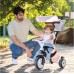 Детский велосипед Smoby Toys Беби Драйвер Розовая жемчужина с козырьком (7600741504) title=