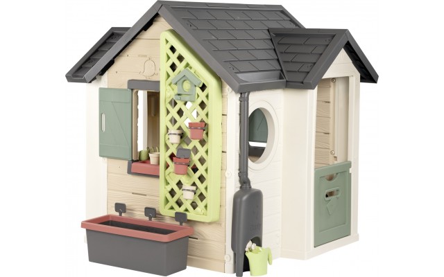 Игровой домик Smoby Toys Life Садовый с кашпо и кормушкой (7600810408)
