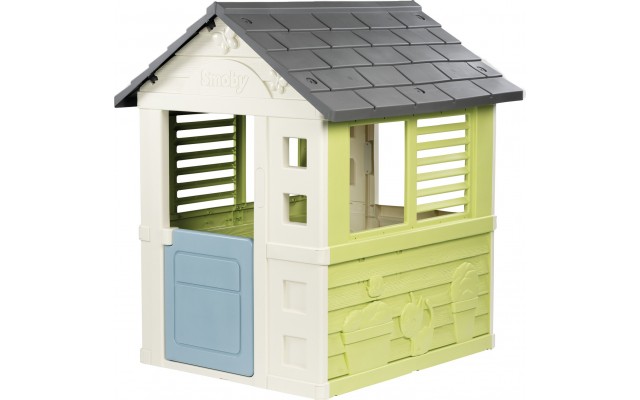 Ігровий будиночок Smoby Toys Life Радужний із вікнами (7600810737)