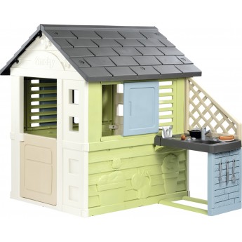 Детский игровой домик Smoby Toys Life Солнечный с летней кухней (7600810738)