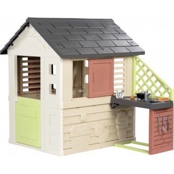Детский игровой домик Smoby Toys Life Солнечный с летней кухней (7600810739)