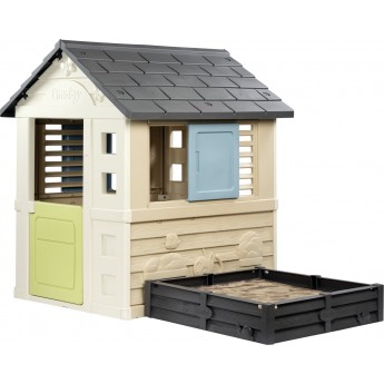 Ігровий будиночок Smoby Toys Life Райдужний з пісочницею або грядкою 2-в-1 (7600810740)