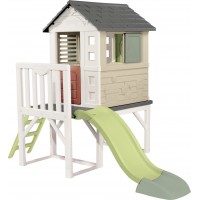 Игровой домик Smoby Life Летний отдых на опорах с горкой (7600810802)