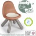 Детский стул Smoby Toys Life со спинкой терракотово-серый (7600880122) title=