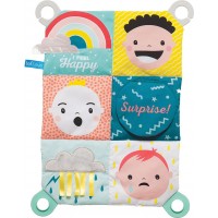 Развивающая игрушка Taf Toys Мягкая книга Мои эмоции, 44х33 см, с кольцом (12545)