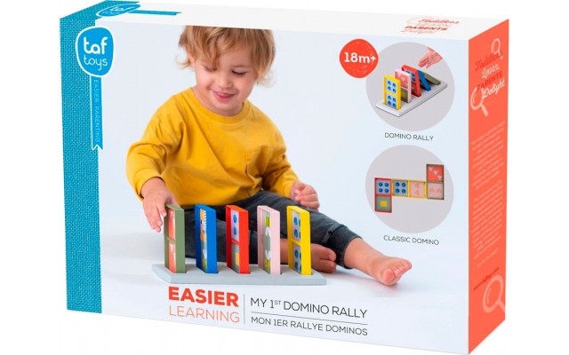 Розвивальна гра Taf Toys Моє перше доміно з підставкою, 6х12 см (12865)