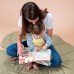 Развивающая мягкая книга Taf Toys Бизибук Зайчата, 8 страниц (13355) title=