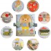 Развивающая мягкая книга Taf Toys Бизибук Зайчата, 8 страниц (13355) title=