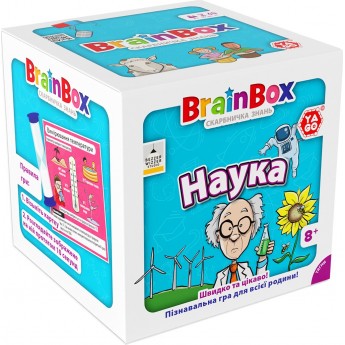 Настільна гра YaGo BrainBox Наука, 55 карток, 440 запитань (BZZBRSC01UA)