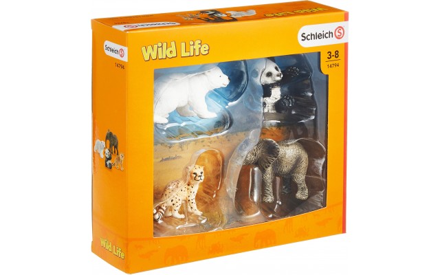 Набір Schleich Молоді дикі тварини (14794)