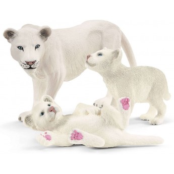 Фігурки Schleich Біла левиця з левенятами (42505)