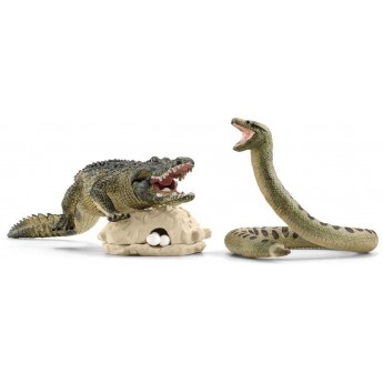 Набір фігурок Schleich Алігатор та анаконда (42625)