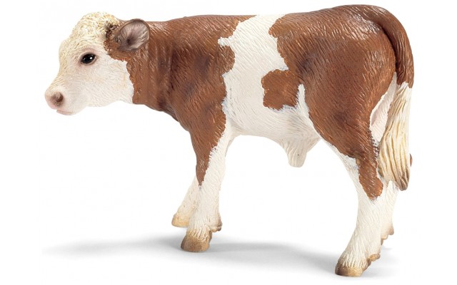 Фигурка Schleich Теленок симментальской породы Шляйх (13642)